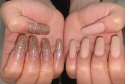 「ハンド ワンカラー」片手ずつ違うお色対応可能です！！|Nail Salon Linda