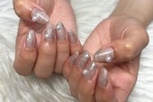 「ハンド 定額デザイン」お色味変更で、ブラウンの落ち着いた印象になりました！ オフィスにもOKネイルです！|Nail Salon Linda