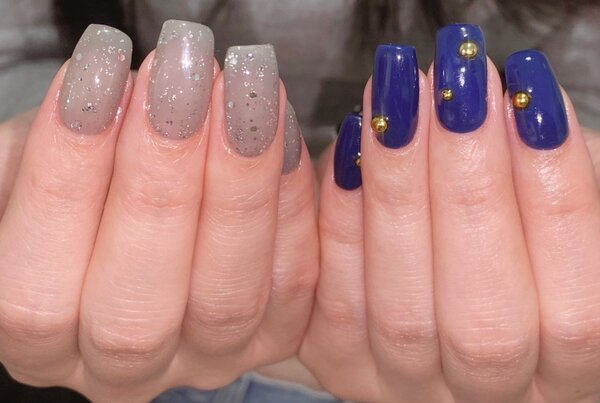 「ハンド ミドルコース」お客様の画像からなるべく同じお色味になるよう調合しています♪|Nail Salon Linda