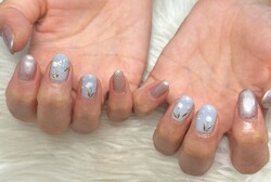 「ハンド 定額デザイン」今一番人気デザインです！ お花とパステルカラーの組み合わせも可愛いです^ ^|Nail Salon Linda