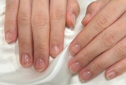「ハンドクリア」自爪強化にもオススメです！ ツヤツヤになるだけで、モチベーションもあがりますね^ ^|Nail Salon Linda