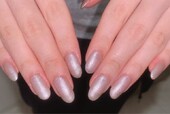 「ハンド ワンカラー」ラメの質感がとても上品で素敵です！|Nail Salon Linda
