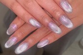 「ハンド マグネット・ワンカラー」ラメが強めのキラキラマグネットで写真映え間違いなし♪ |Nail Salon Linda
