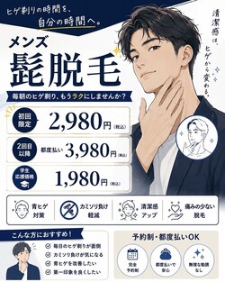 メンズ髭脱毛