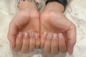 「ハンド 定額デザイン」色味を柔らかい色味にするだけで印象が変わります！|Nail Salon Linda