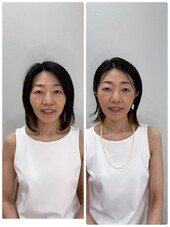 洗練されたかっこいいかっこいい大人メイク|ビューティーサロン May MU