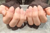 「ハンド ワンカラー」ちゅるんと仕上がるクリアピンク！ 手元が自然に明るく見える、人気のワンカラーネイルです！|Nail Salon Linda