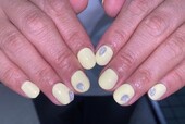 「ハンド ライトコース」マグネットの上にぷっくりジェルで立体感がとても出て綺麗です！|Nail Salon Linda