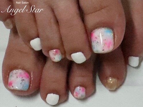 フットネイル（おやゆびかわいい系）|Nail Salon Angel Star