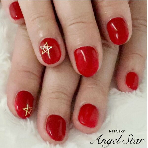 ワンカラーネイル|Nail Salon Angel Star