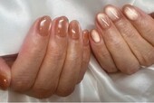 「ハンド マグネット・ワンカラー」肌に馴染みやすいお色で艶感も綺麗です！|Nail Salon Linda