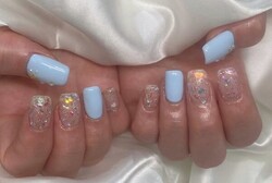 「ハンド 定額デザイン」色変更でより夏らしくなりました！|Nail Salon Linda