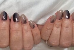 「ハンド 定額デザイン」色味を変えて大人っぽい雰囲気に！|Nail Salon Linda