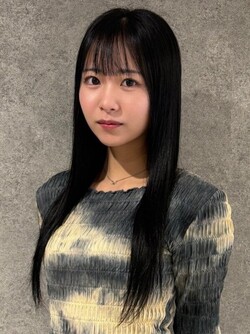 顔周りストレート