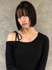 ナチュラル切りっぱなしボブ|CAPA central