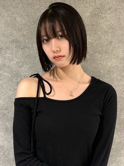 ナチュラル切りっぱなしボブ|CAPA central