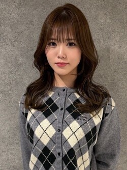 韓国風レイヤー×オリーブアッシュ