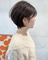 小顔引き締め効果で重く見えない～暗めマニッシュショート！|stance.