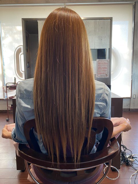 髪質改善×うるツヤストレートロング|HAIR SPACE G.O.D