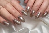 「ハンド ワンカラー」ギラギラのラメで存在感抜群です！|Nail Salon Linda