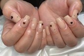「ハンド ワンカラー」別途パーツ代！ 肌に馴染むカラーで、シンプルの中にもかわいらしさを♪|Nail Salon Linda