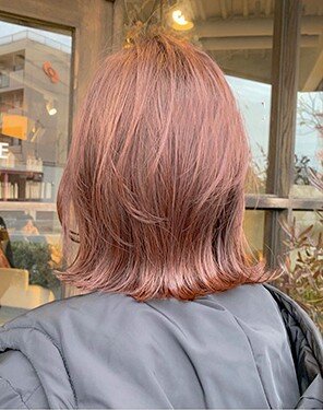 ディープレッドミディ|Hair make Naked