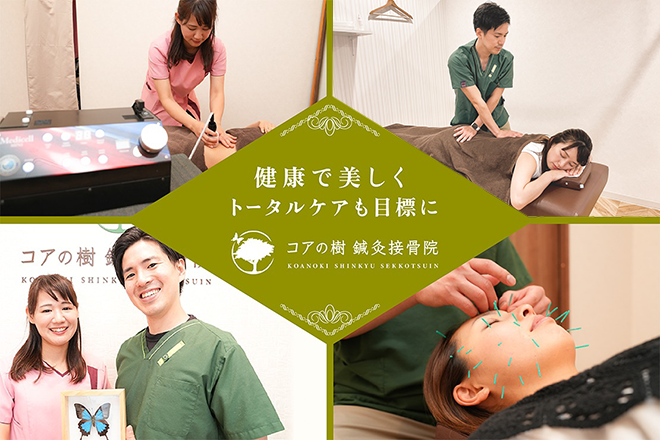 コアの樹 鍼灸接骨院 | 栄/矢場町のエステサロン