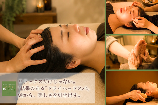 頭皮と髪のメンテナンスサロン Re:Scalp | 心斎橋のリラクゼーション