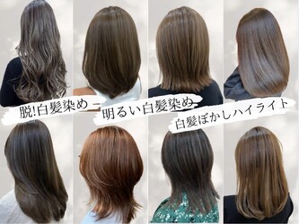 髪質改善トリートメント×白髪ぼかしハイライトカラーTOUKA船橋駅前店 | 船橋のヘアサロン