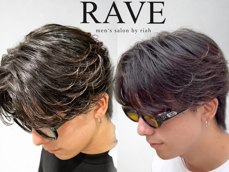 Men's cut Men's perm RAVE Men's salon | 河原町/木屋町/先斗町のヘアサロン