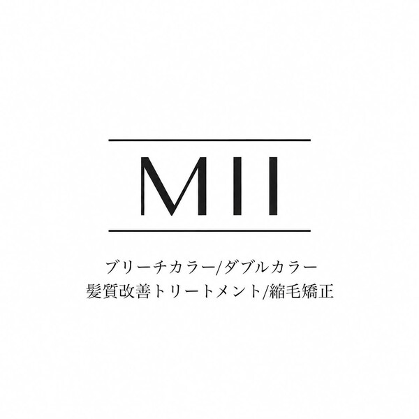MII 新宿/ブリーチカラー/ダブルカラー/髪質改善トリートメント/縮毛矯正【ミイ】 | 新宿のヘアサロン