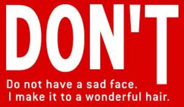 DON'T | 荻窪のヘアサロン