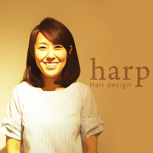 山本　里枝 | Hair design harpのデザイナー