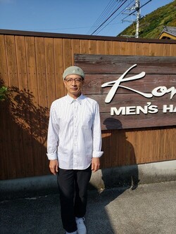 マスター　(ヒロカズ) | メンズヘア コウノのオーナー