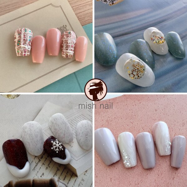 [アイキャッチ]❄️🌸定額ジェルネイル 新作デザイン（1月〜3月）のご紹介🌸❄️