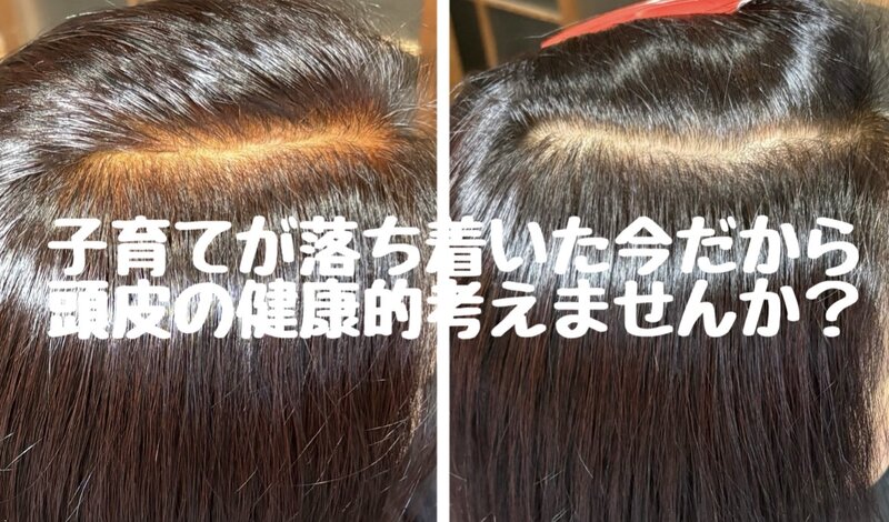 [アイキャッチ]子育てが落ち着いた今だから髪の毛頭皮の健康を考える国内美らヘナなら愛媛西条美容室〜想〜新居浜
