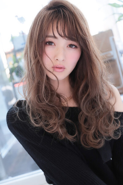 [アイキャッチ]デジタルパーマ・ルーズパーマ　イメチェン　ナチュラルベージュ