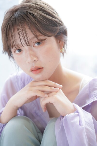 [アイキャッチ]大人可愛いシースルーバングショート
