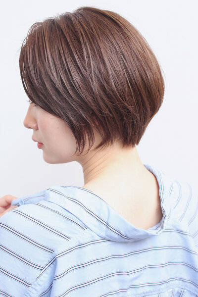 [アイキャッチ]後頭部ふんわりシルエット！ショートボブ丸みとくびれ