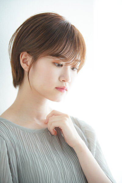 [アイキャッチ]ナチュラルショートボブ大人美シルエット小顔ヘア人気