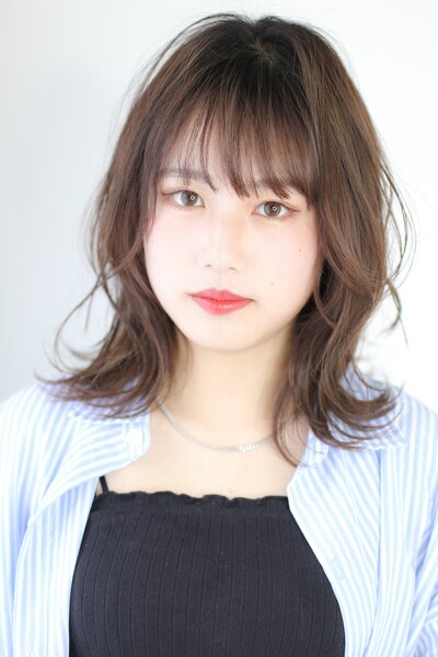 [アイキャッチ]ふんわりミディアム×透明感ブラウン