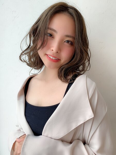 [アイキャッチ]大人ボブ×柔らかウェーブ