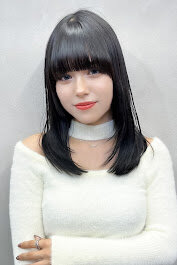 [アイキャッチ]艶髪暗髪ロング×韓国風前髪で叶える清楚美人ヘア