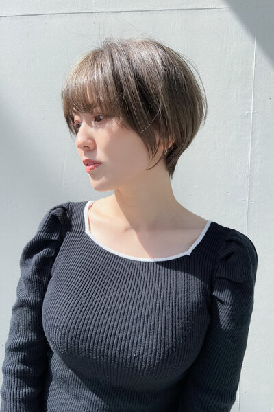 [アイキャッチ]40代50代の大人艶丸みショート｜首元すっきり、顔まわりは柔らかく