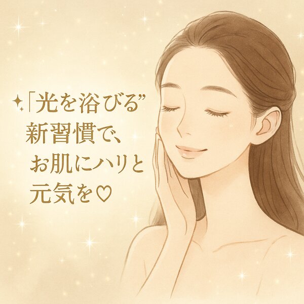 [アイキャッチ]✧.˚ “光を浴びる”新習慣で、お肌にハリと元気を♡⟡.·.