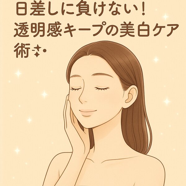 [アイキャッチ]✧.˚ 日差しに負けない！透明感キープの美白ケア術✩.˚