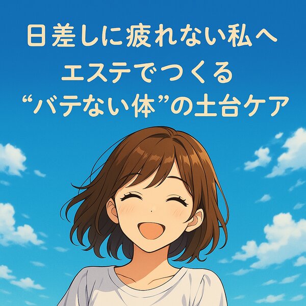 [アイキャッチ]日差しに疲れない私へ♡エステでつくる“バテない体”の土台ケア