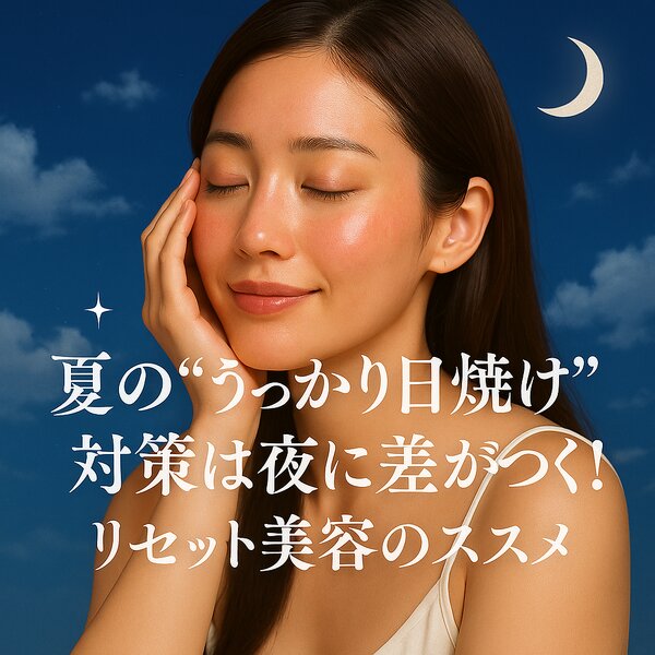 [アイキャッチ]夏の“うっかり日焼け”対策は夜に差がつく！リセット美容のススメ