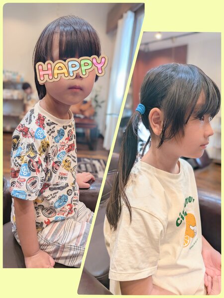 [アイキャッチ]姉弟仲良しカット✂️