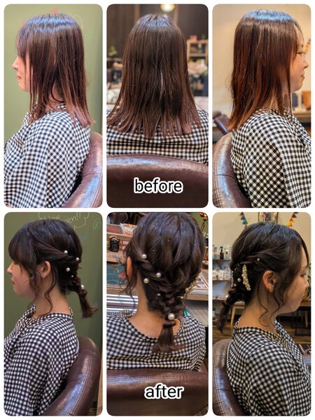 [アイキャッチ]結婚式ヘアセット✨